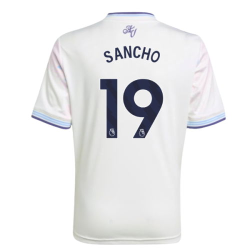 2025-2026 Aston Villa Third Shirt - Kids (Sancho 19)