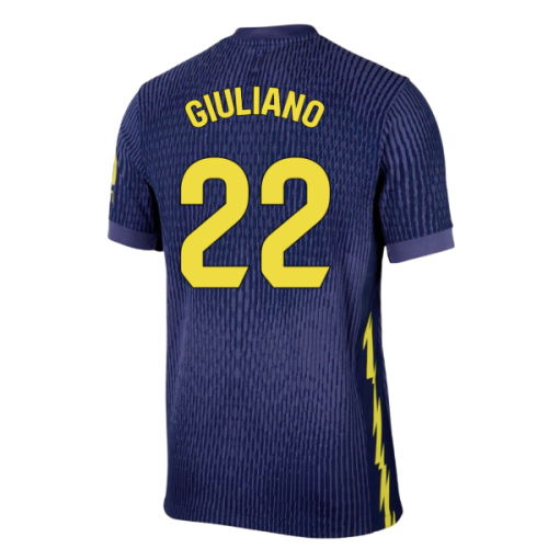 2025-2026 Atletico Madrid Authentic Away Shirt (Giuliano 22)