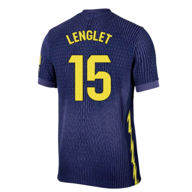 2025-2026 Atletico Madrid Authentic Away Shirt (Lenglet 15)