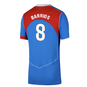 2025-2026 Atletico Madrid Authentic Third Shirt (Barrios 8)