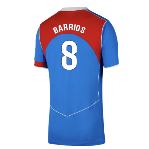 2025-2026 Atletico Madrid Authentic Third Shirt (Barrios 8)