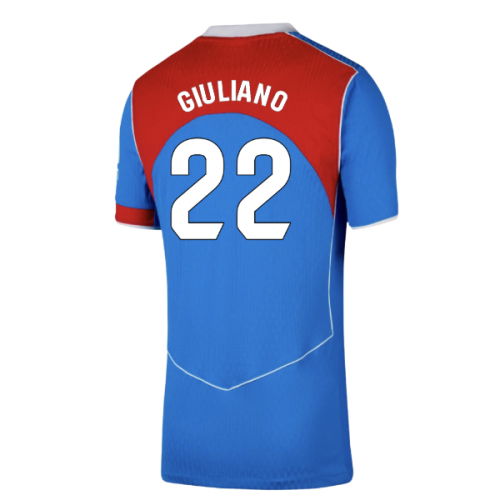 2025-2026 Atletico Madrid Authentic Third Shirt (Giuliano 22)