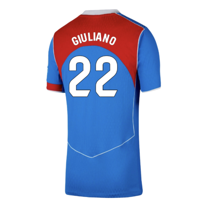 2025-2026 Atletico Madrid Authentic Third Shirt (Giuliano 22)