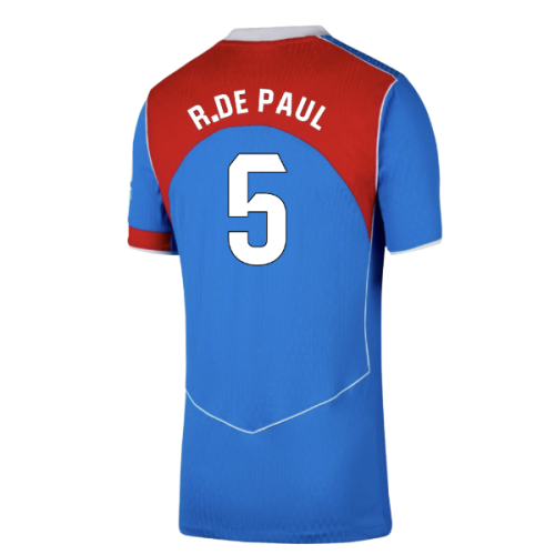 2025-2026 Atletico Madrid Authentic Third Shirt (R.De Paul 5)