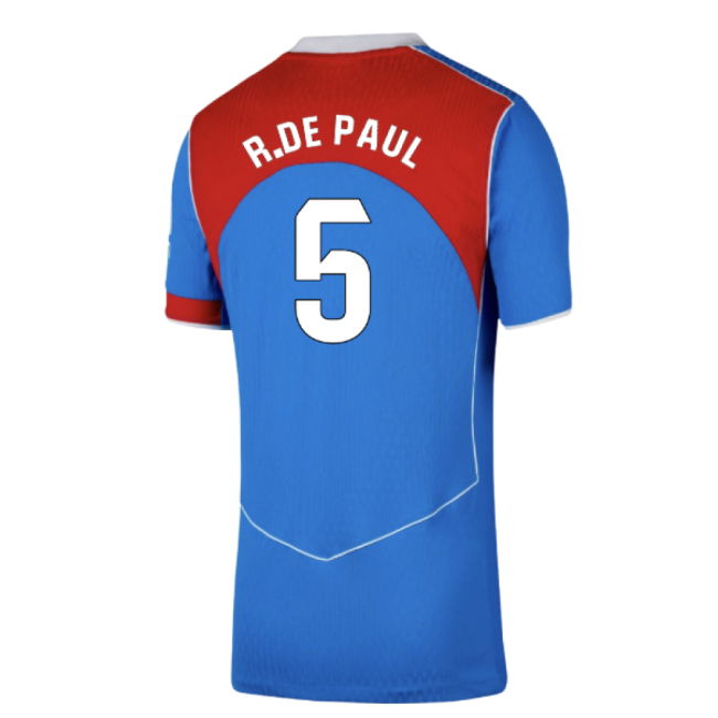 2025-2026 Atletico Madrid Authentic Third Shirt (R.De Paul 5)