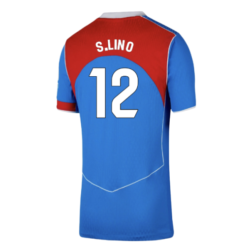 2025-2026 Atletico Madrid Authentic Third Shirt (S.Lino 12) 2025-2026 Atletico Madrid Authentic Third Shirt (S.Lino 12)