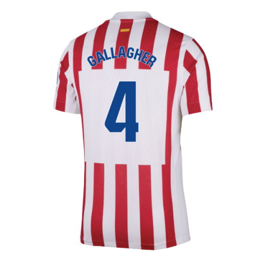 2025-2026 Atletico Madrid Home Authentic Shirt (Gallagher 4)