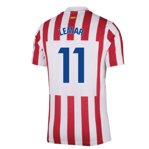 2025-2026 Atletico Madrid Home Authentic Shirt (Lemar 11)