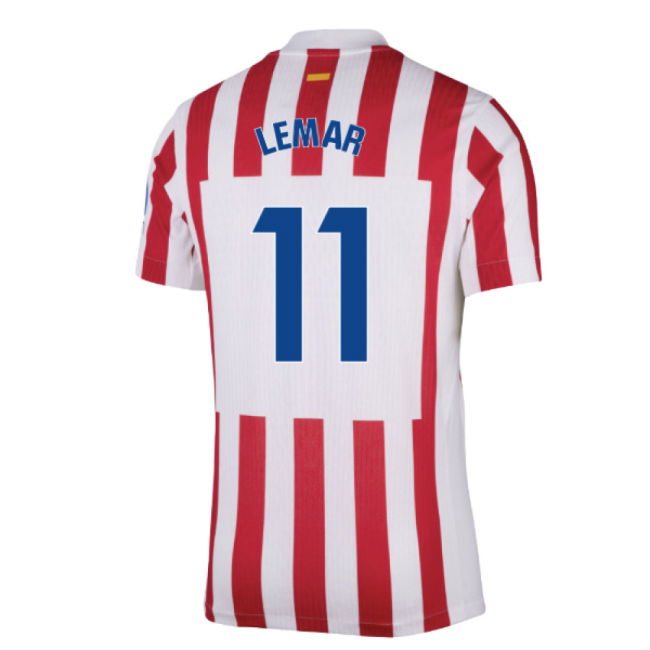 2025-2026 Atletico Madrid Home Authentic Shirt (Lemar 11)