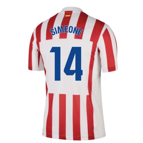 2025-2026 Atletico Madrid Home Shirt (Simeone 14)