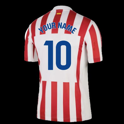 2025-2026 Atletico Madrid Home Shirt (Your Name)