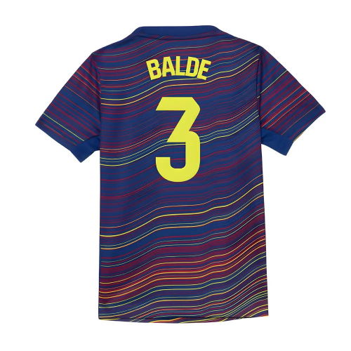 2025-2026 Barcelona Academy Pro Pre Match Shirt (Blue) - Kids (Balde 3)