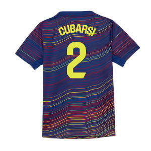 2025-2026 Barcelona Academy Pro Pre Match Shirt (Blue) - Kids (Cubarsi 2)