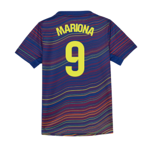 2025-2026 Barcelona Academy Pro Pre Match Shirt (Blue) - Kids (Mariona 9)