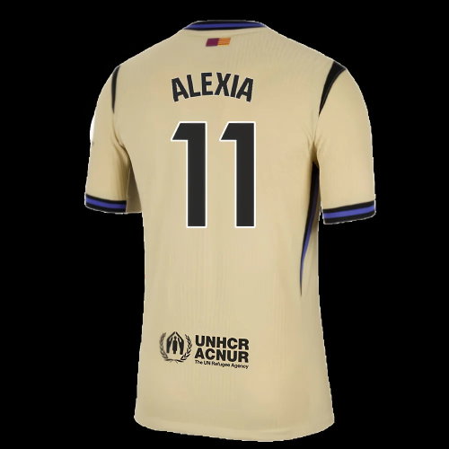 2025-2026 Barcelona Authentic Away Shirt (Alexia 11)