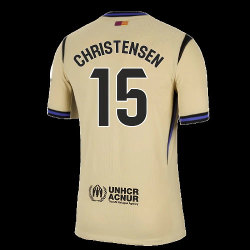 2025-2026 Barcelona Authentic Away Shirt (Christensen 15)