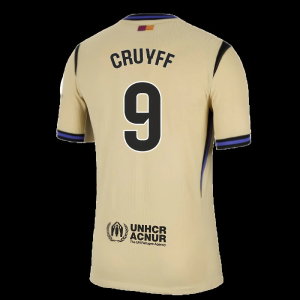 2025-2026 Barcelona Authentic Away Shirt (Cruyff 9)