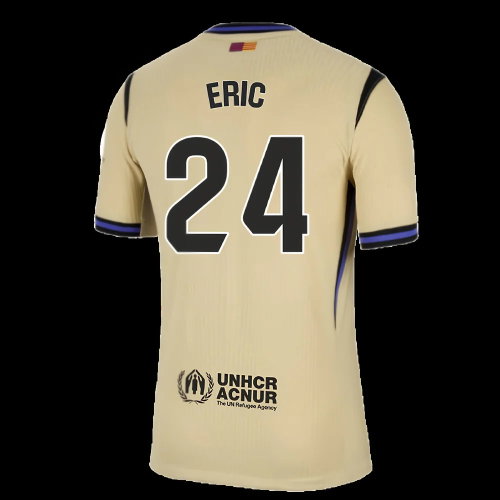 2025-2026 Barcelona Authentic Away Shirt (Eric 24)