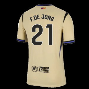 2025-2026 Barcelona Authentic Away Shirt (F.De Jong 21)