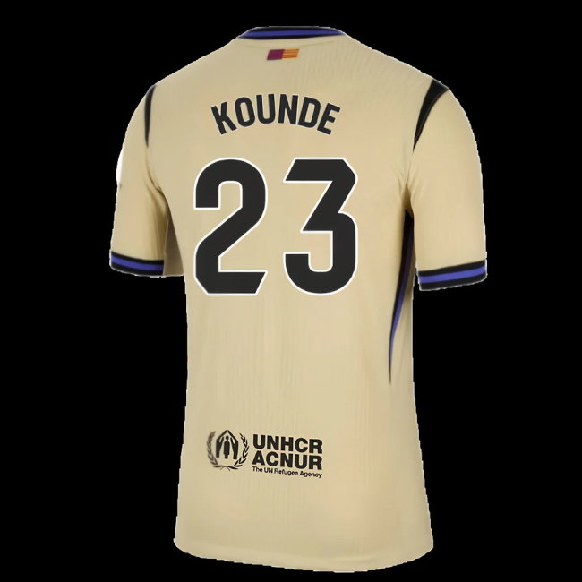 2025-2026 Barcelona Authentic Away Shirt (Kounde 23)