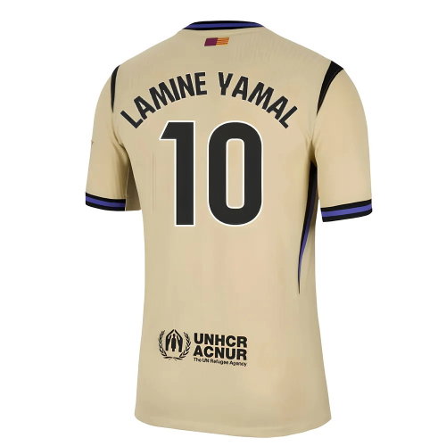 2025-2026 Barcelona Authentic Away Shirt (Lamine Yamal 10)