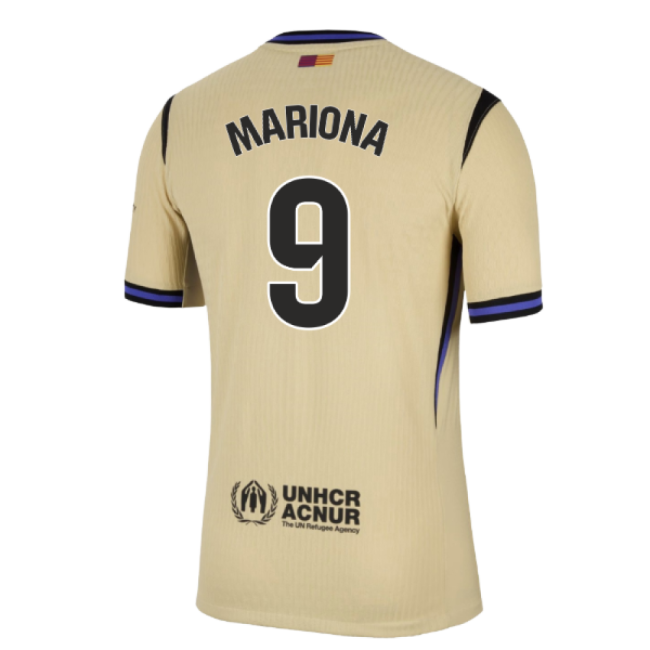 2025-2026 Barcelona Authentic Away Shirt (Mariona 9)