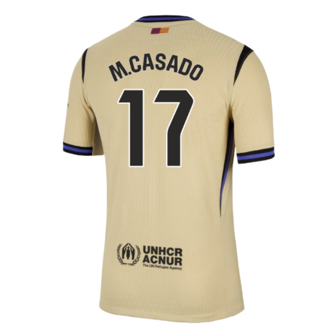 2025-2026 Barcelona Authentic Away Shirt (M.Casado 17)