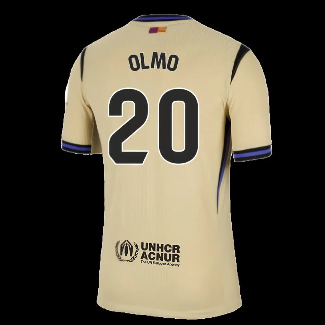 2025-2026 Barcelona Authentic Away Shirt (Olmo 20)