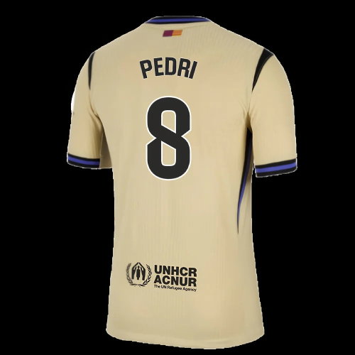 2025-2026 Barcelona Authentic Away Shirt (Pedri 8)