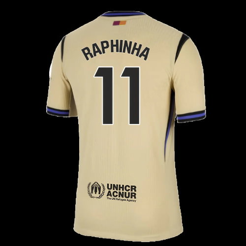 2025-2026 Barcelona Authentic Away Shirt (Raphinha 11)