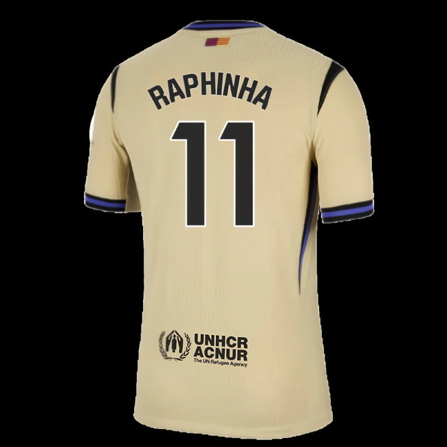 2025-2026 Barcelona Authentic Away Shirt (Raphinha 11)