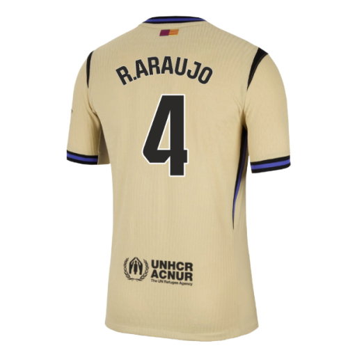 2025-2026 Barcelona Authentic Away Shirt (R.Araujo 4)