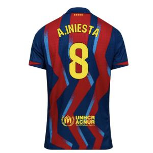 2025-2026 Barcelona Authentic Dri-Fit SE Fourth Shirt (A.Iniesta 8)