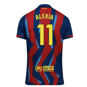 2025-2026 Barcelona Authentic Dri-Fit SE Fourth Shirt (Alexia 11)