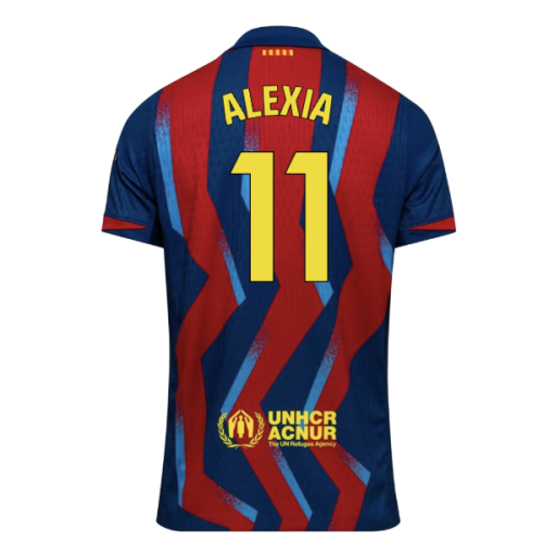 2025-2026 Barcelona Authentic Dri-Fit SE Fourth Shirt (Alexia 11)