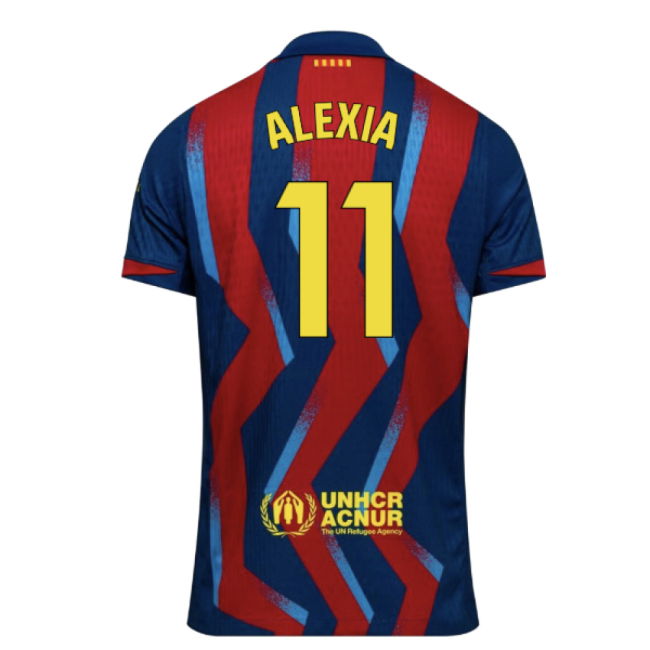 2025-2026 Barcelona Authentic Dri-Fit SE Fourth Shirt (Alexia 11)