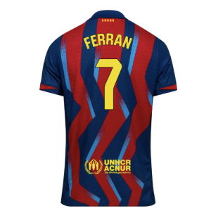 2025-2026 Barcelona Authentic Dri-Fit SE Fourth Shirt (Ferran 7)