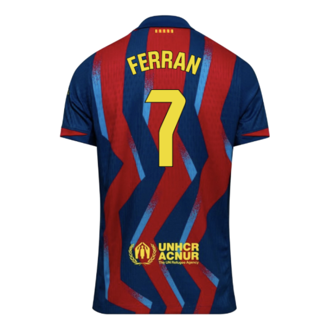 2025-2026 Barcelona Authentic Dri-Fit SE Fourth Shirt (Ferran 7)