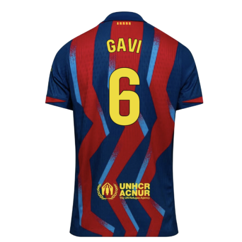 2025-2026 Barcelona Authentic Dri-Fit SE Fourth Shirt (Gavi 6)