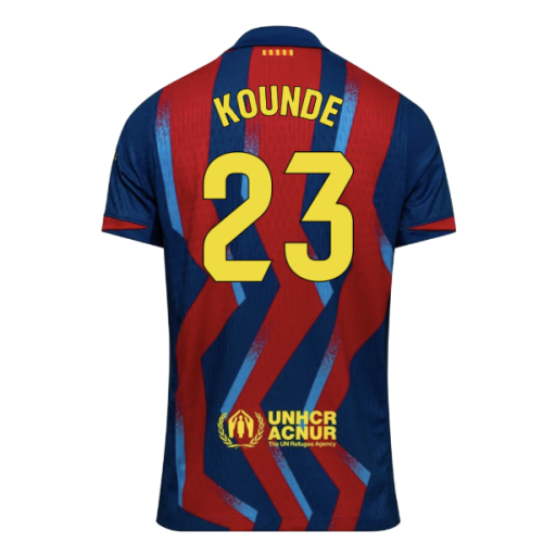 2025-2026 Barcelona Authentic Dri-Fit SE Fourth Shirt (Kounde 23)