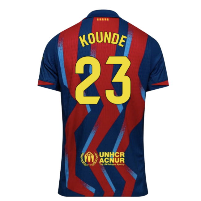2025-2026 Barcelona Authentic Dri-Fit SE Fourth Shirt (Kounde 23)