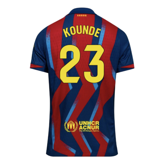 2025-2026 Barcelona Authentic Dri-Fit SE Fourth Shirt (Kounde 23)