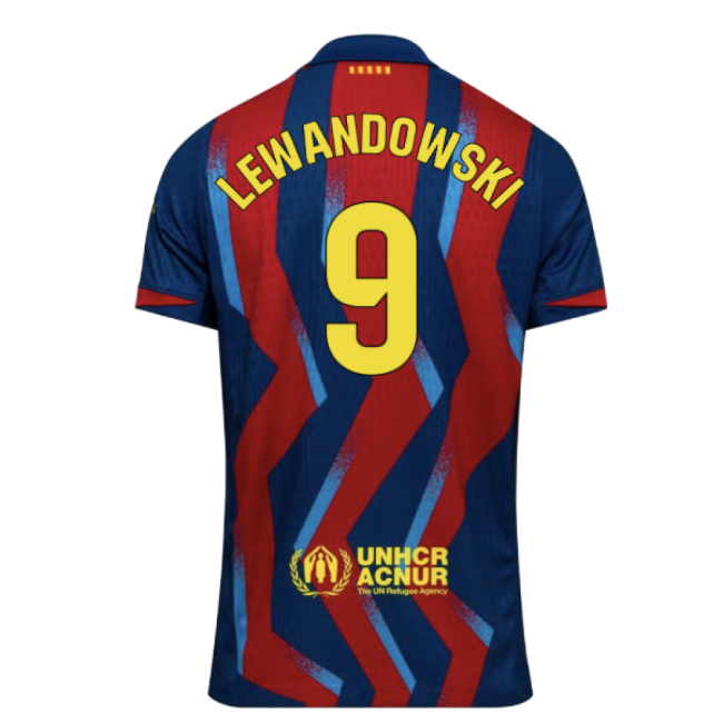2025-2026 Barcelona Authentic Dri-Fit SE Fourth Shirt (Lewandowski 9)