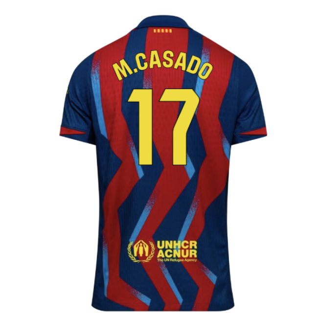 2025-2026 Barcelona Authentic Dri-Fit SE Fourth Shirt (M.Casado 17)