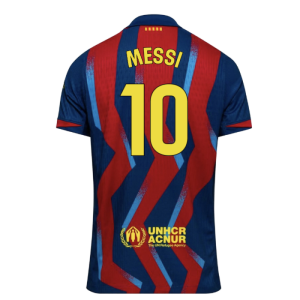 2025-2026 Barcelona Authentic Dri-Fit SE Fourth Shirt (Messi 10)