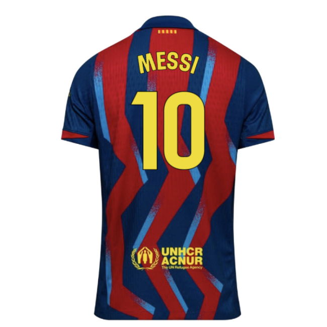 2025-2026 Barcelona Authentic Dri-Fit SE Fourth Shirt (Messi 10)