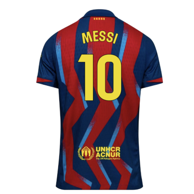2025-2026 Barcelona Authentic Dri-Fit SE Fourth Shirt (Messi 10)