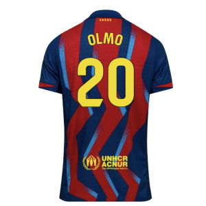 2025-2026 Barcelona Authentic Dri-Fit SE Fourth Shirt (Olmo 20)