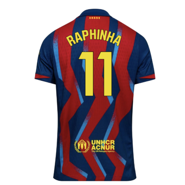 2025-2026 Barcelona Authentic Dri-Fit SE Fourth Shirt (Raphinha 11)