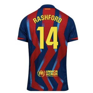 2025-2026 Barcelona Authentic Dri-Fit SE Fourth Shirt (Rashford 14)